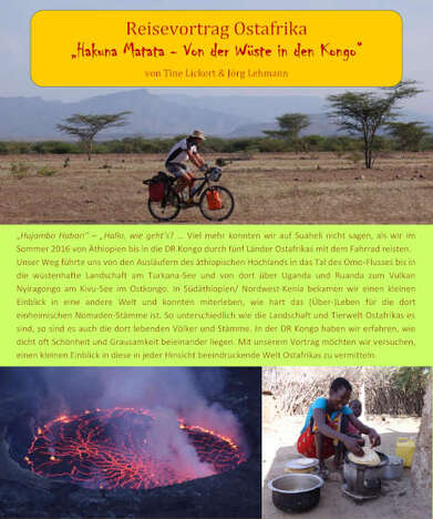Reisevortrag Ostafrika &bdquo;Hakuna Matata&ldquo; - Von der Wüste in den Kongo