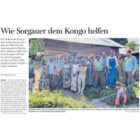 Wie Sorgauer dem Kongo helfen