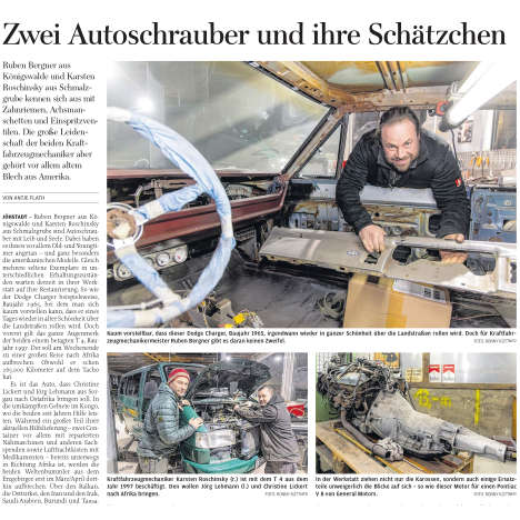 Zwei Autoschrauber und ihre Schätzchen